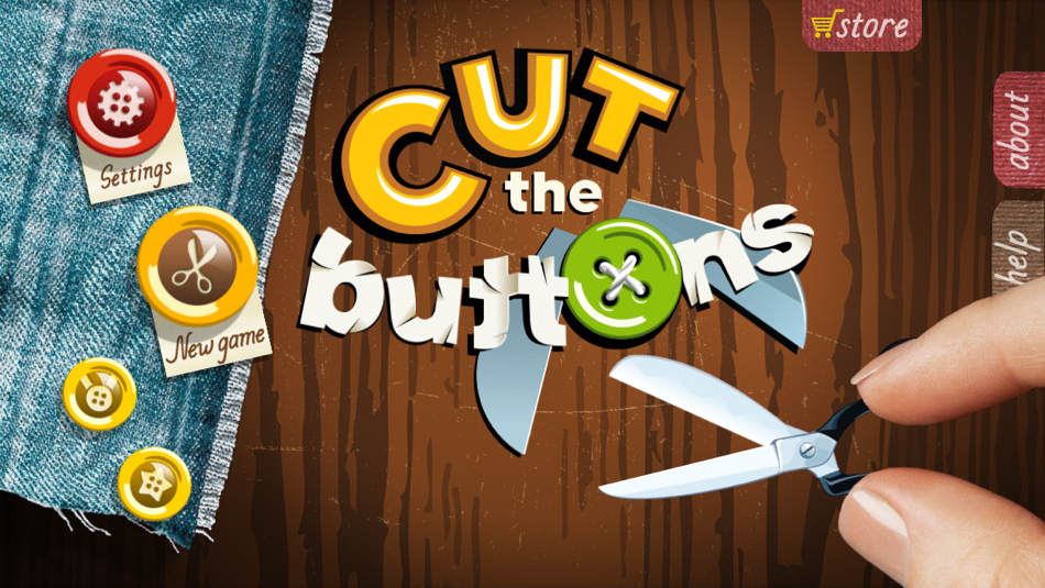#5. Cut the Buttons (iOS) Bởi: Open Name LLC