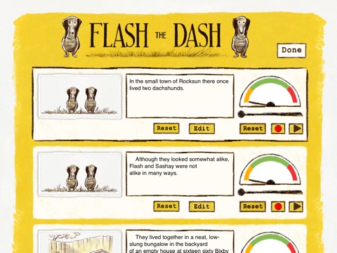 Flash The Dash- a classic Don Freeman story book for kids about a lazy Daschund dog who learns the value of hard work. A perfect bedtime tale! (iPad Lite Version, by Auryn Apps) screenshot 4