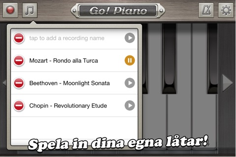 Go! Piano screenshot 2