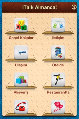 iTalk Almanca! konuşma: Almanca konuşmayı öğren ve kullanışlı ifadeler ile kelime hazneni genişlet screenshot 2