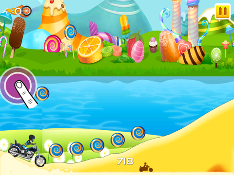 Candy Bike Speedway HD - Racing Dash with Motorcycles at Sonic Speed or Get Crush screenshot 2