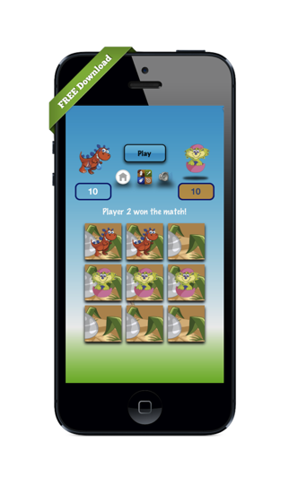 Tic Tac Dino Clash: Jurassic Dinosaur World Match - Free Game Edition for iPad, iPhone and iPodのおすすめ画像2