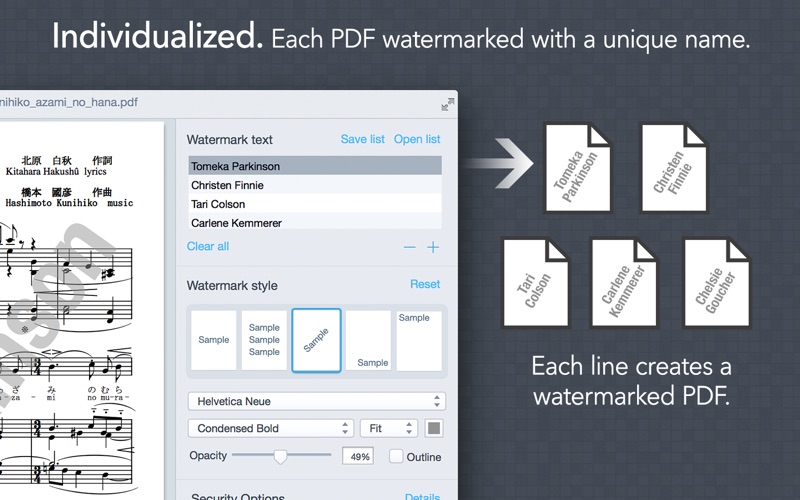 Screenshot #2 pour Bronson Watermarker PDF