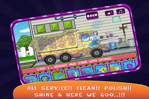 Little Truck Wash – Fun Crazy vehicle washing up kids Girls screenshot 4
