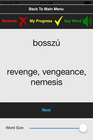 Hungarian Boost basic screenshot 2