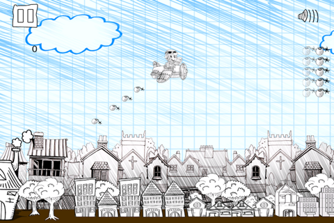 Sketch Man Airplane Bomber -  Extreme Aerial Warfare Mayhem Free screenshot 2