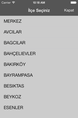 Şehirler Arası Mesafe screenshot 2