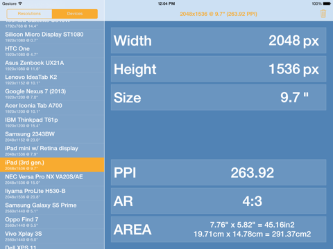 Screenshot #5 pour PPI Calc - PPI Calculator