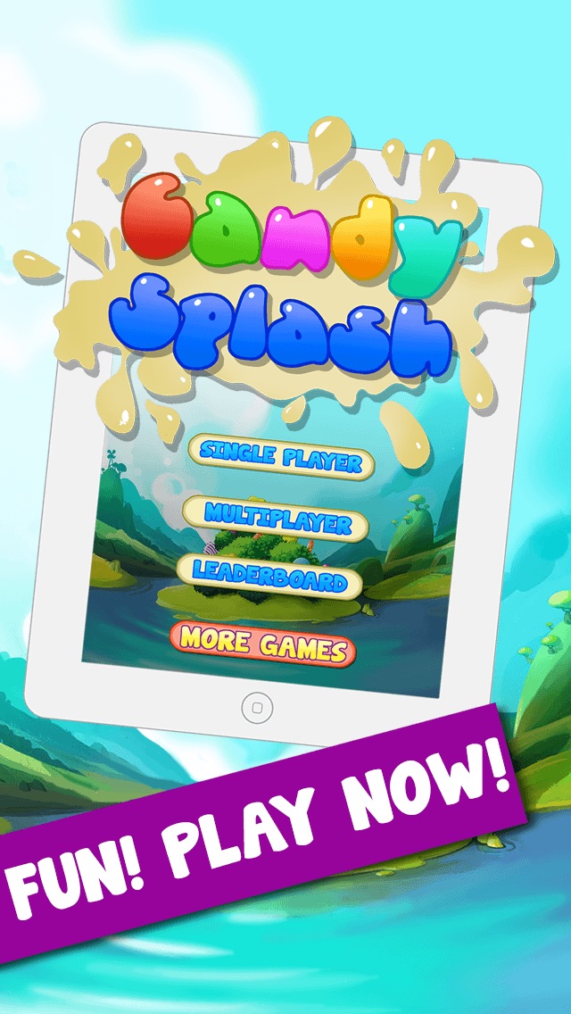 CANDY SPLASH MANIA GAME - FUN PUZZLE GAMES FREE 1.0 IOS GAME GIẢI TRÍ CANDY SPLASH MANIA GAME - FUN PUZZLE GAMES FREE 1.0 IOS