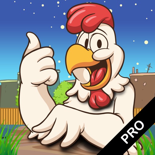 A Jumping Chicken Raid PRO -- Fred the Invader flying chick. icon