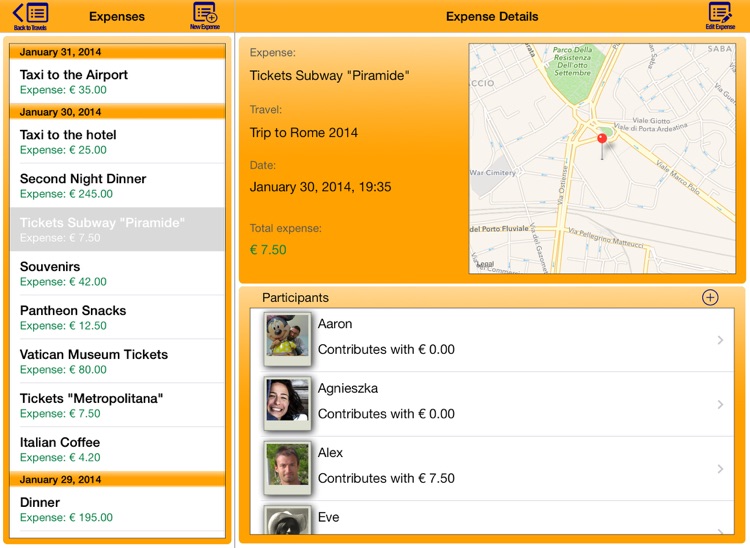 Share Travel Expense HD
