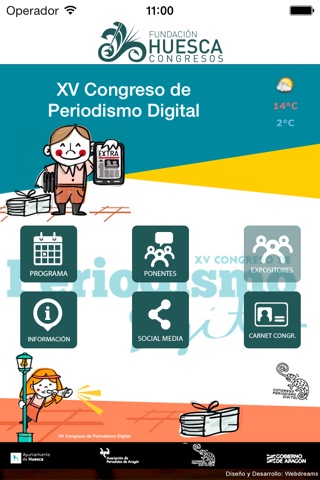 XV Congreso de Periodismo Digital screenshot 2