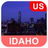 Idaho, USA Offline Map - PLACE STARS