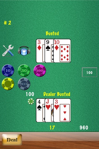 Blackjack Free HD screenshot 2