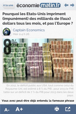 Economie Matin Newsstand screenshot 3