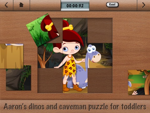 Aaron's dinos and caveman puzzle for toddlers screenshot 4