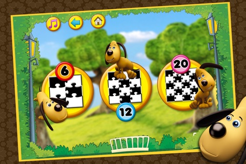 Happy Bernard's puzzles for kids. Animals from ZOO. Free screenshot 2