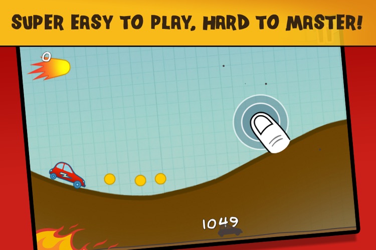 Doodle Fun Car Racing Free Game - Race The Fire Or Die!