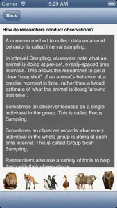 Observe to Learn: Exploring Animal Behavior screenshot #2 for iPhone