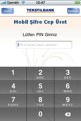 Mobile Şifre Kurumsal screenshot 2