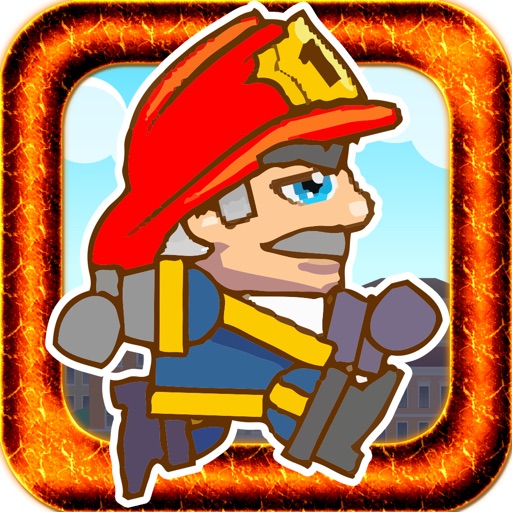 Fire Dash - The Life as a Rooftop Fireman Free iOS App