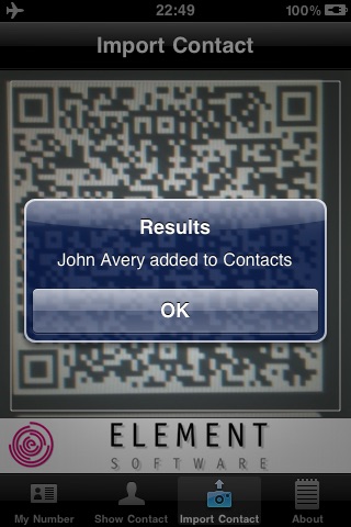 QR Contacts screenshot 4