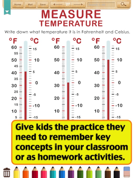 Kids Math-Measurement Worksheets(Grade 3) screenshot-4