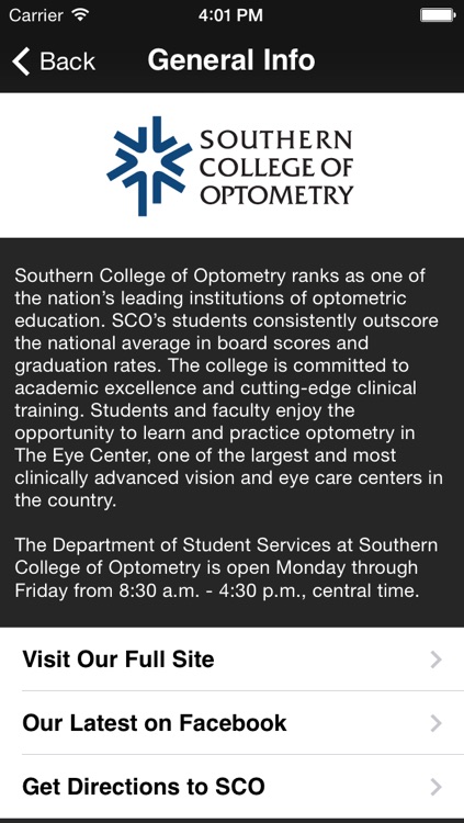 Southern College of Optometry screenshot-4