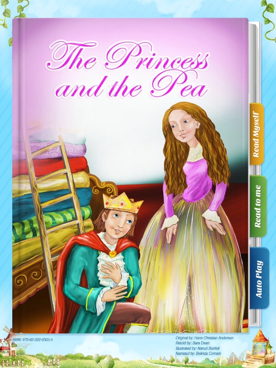 App Name  The Princess and the Pea - Have fun with Pickatale while learning how to read.
