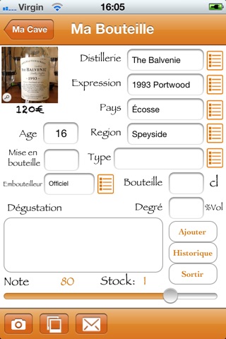 WhiskyBook screenshot 2