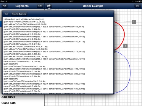 Bezier Lab screenshot 2