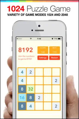 Game screenshot 1024 Puzzle Game - mobile logic Game - join the numbers mod apk