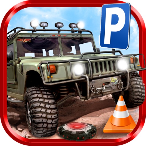 3D Mine-Field Parking Simulator - Real War Trucker Car Driving Test Park Sim Racing Games Free iOS App