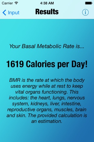 The BMR Calculator screenshot 3