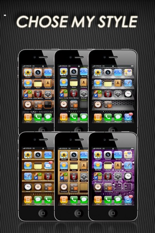 Home Screens Retina HD - Icon Skins (640x960) - Lite Ver... screenshot 2