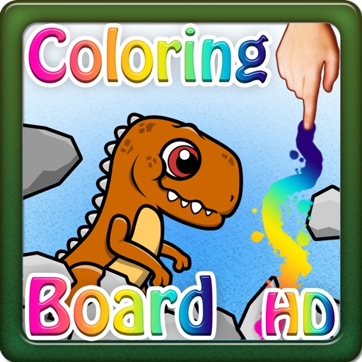 Coloring Board HD - Coloring for kids - Dinosaurs iOS App