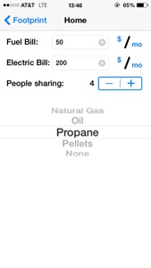 CO2 Footprint screenshot #1 for iPhone