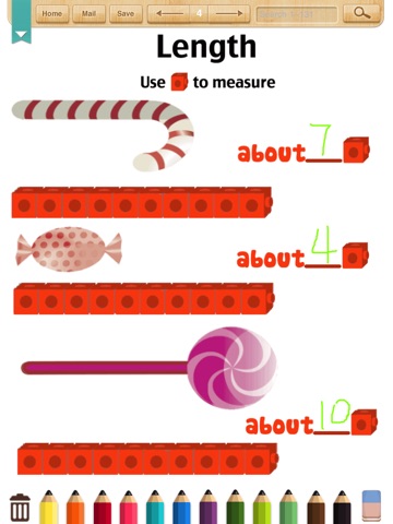 Kids Math-Measurement Worksheets screenshot 2