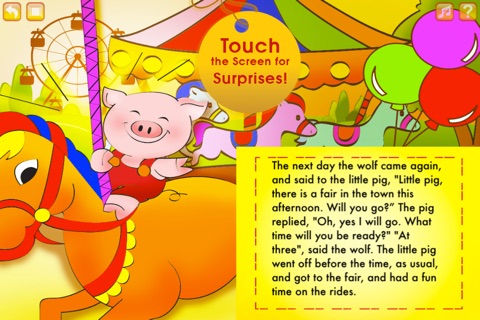 The Three Little Pigs Storybook HD screenshot 3