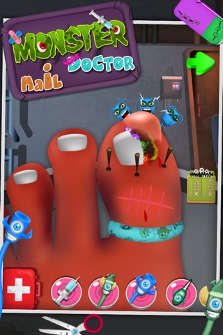 Monster Nail Doctor - Toe Nail Surgery, Kids free games for fun screenshot 4