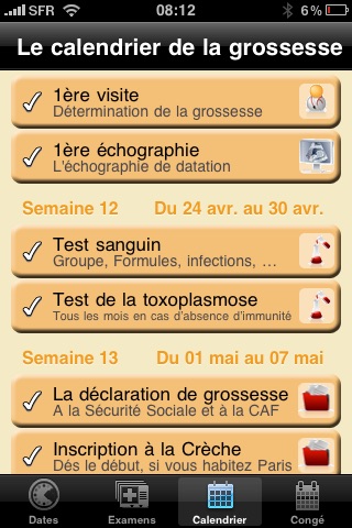 iGrossesse screenshot 4