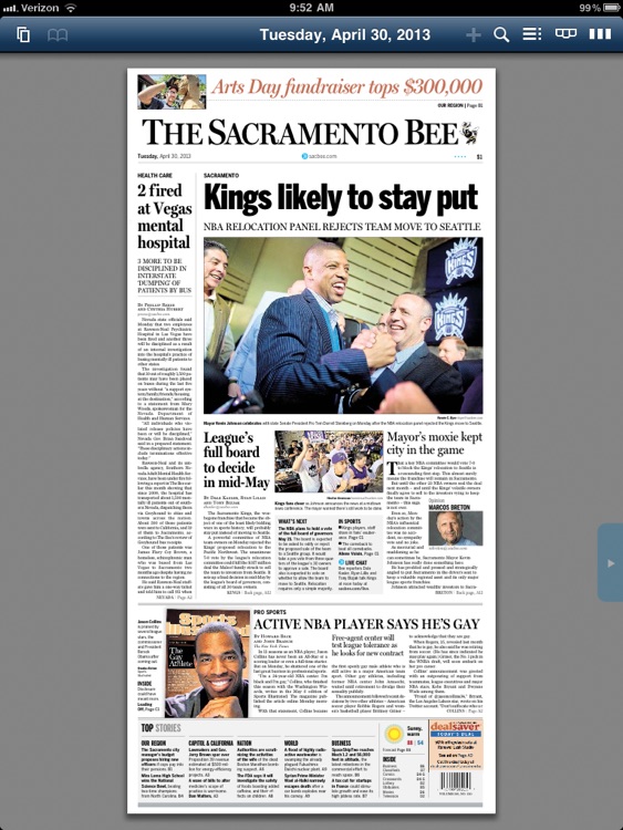 The Sacramento Bee e-Edition for iPad