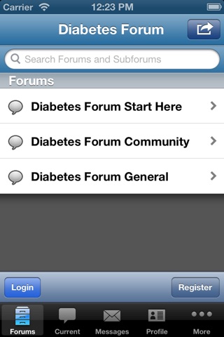 Diabetes Support Forum screenshot 2