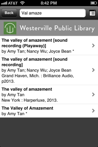 Westerville Public Library screenshot 2