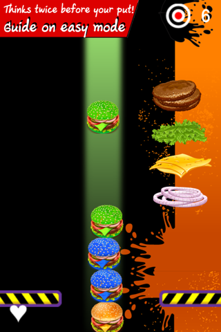 Baked Hamburgers - Build a tower top building game blocks screenshot 4