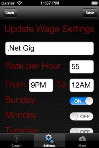 Moneyvator - Track Earnings and Wages from Jobs and Freelance Gigs screenshot 3