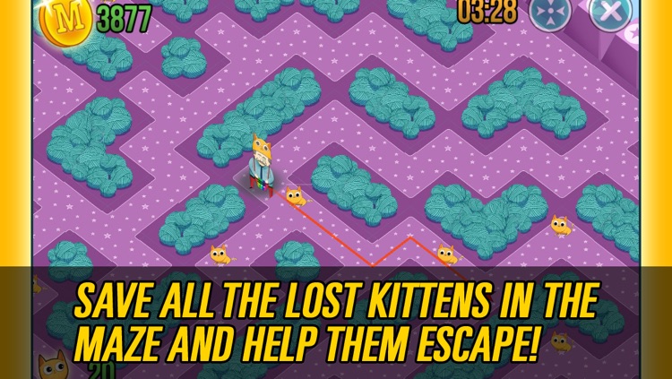 Meow Maze 3d Live Multiplayer Racing Pro screenshot-3