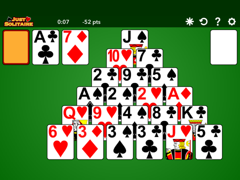 Screenshot #1 for Just Solitaire: Pyramid