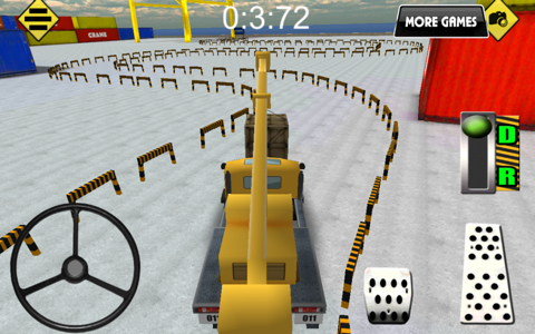 Construction Crane parking 3D screenshot 4