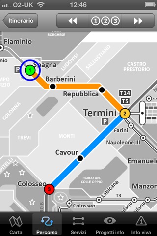 Rome Metro - Map and route planner by Zuti screenshot 4